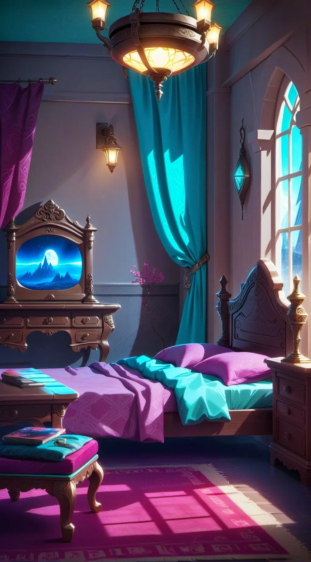 ai character: Hb in your house  background