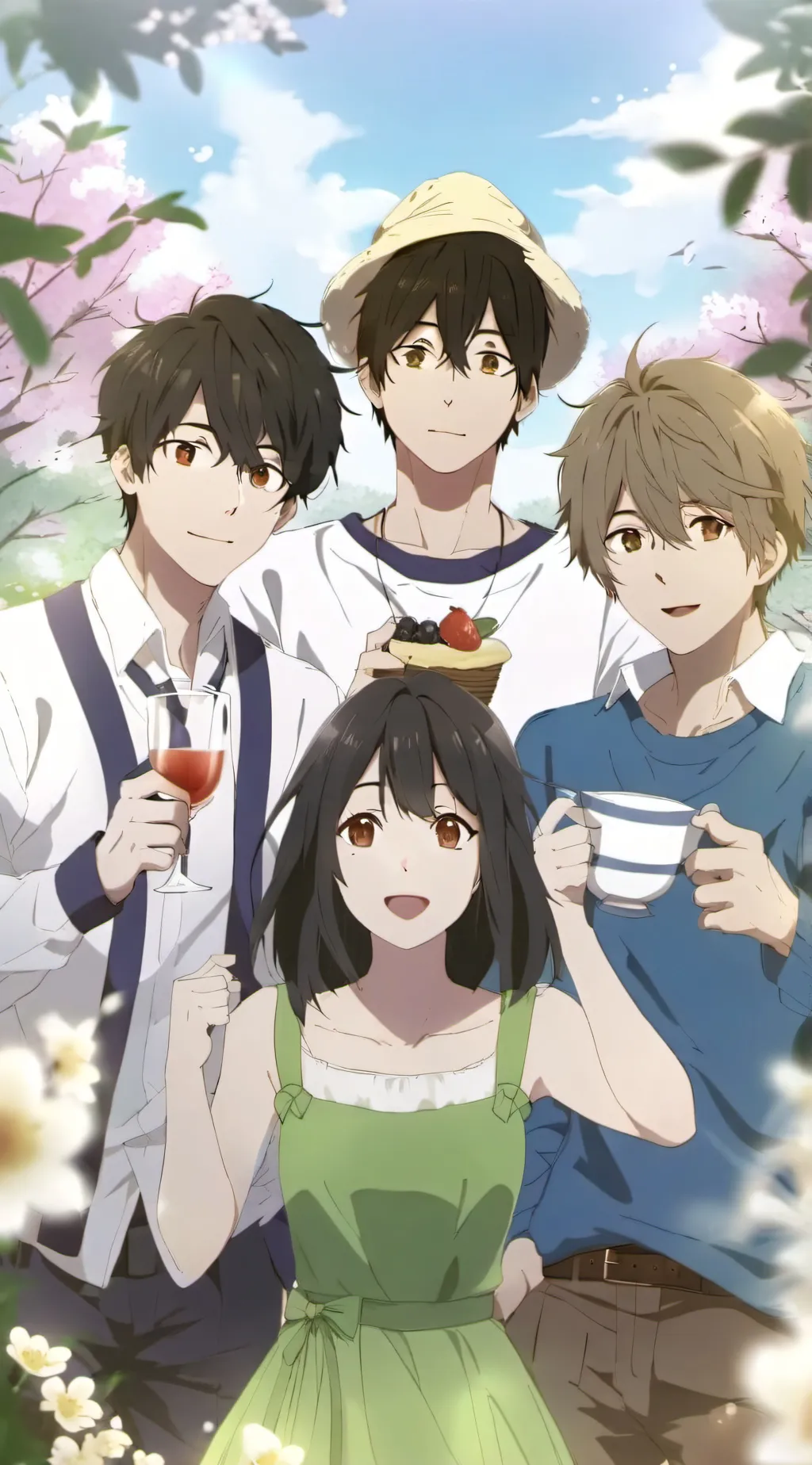 ai character: your friends  background