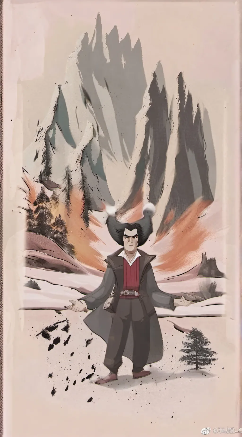 ai character: scary teacher background