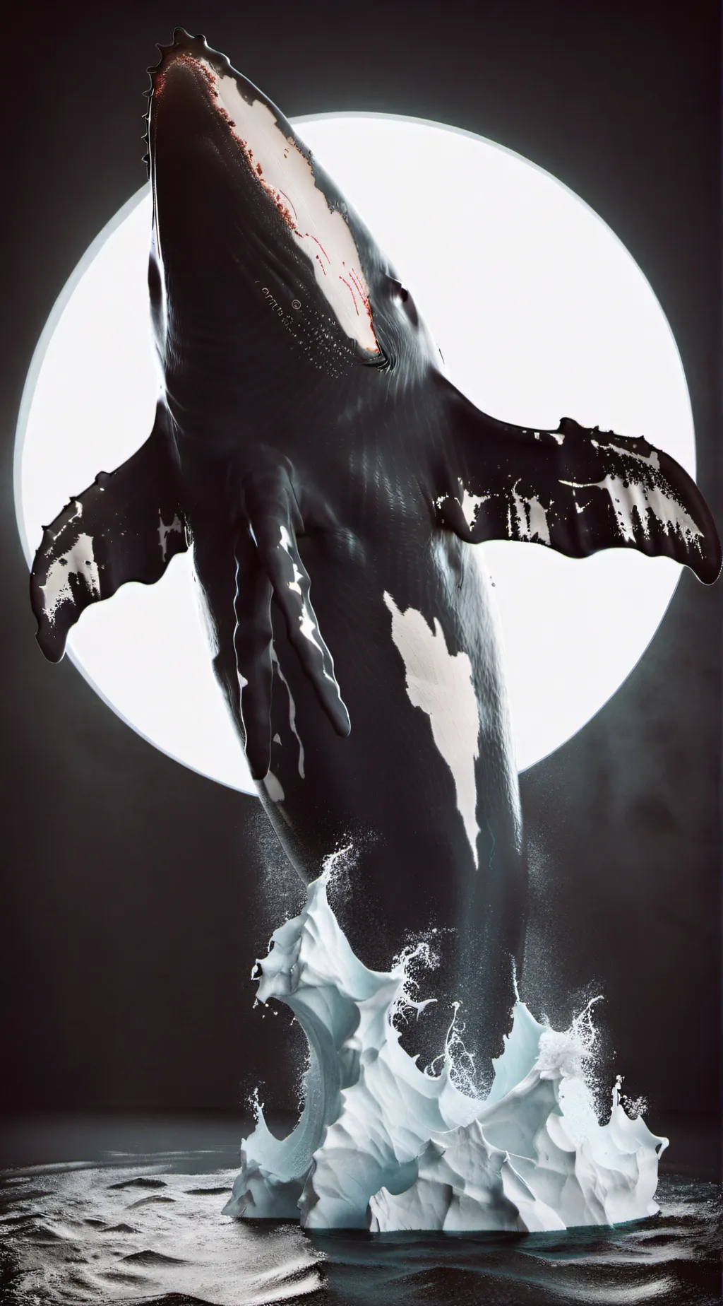 ai character: hungry whale background