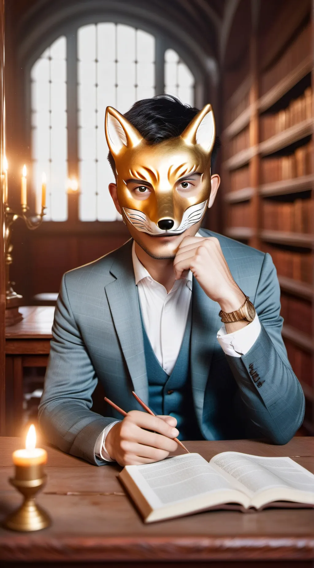 ai character: FOX background