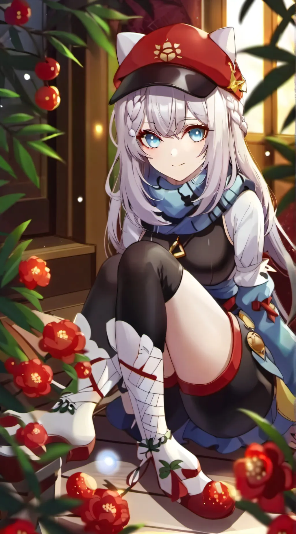 ai character: Rose background