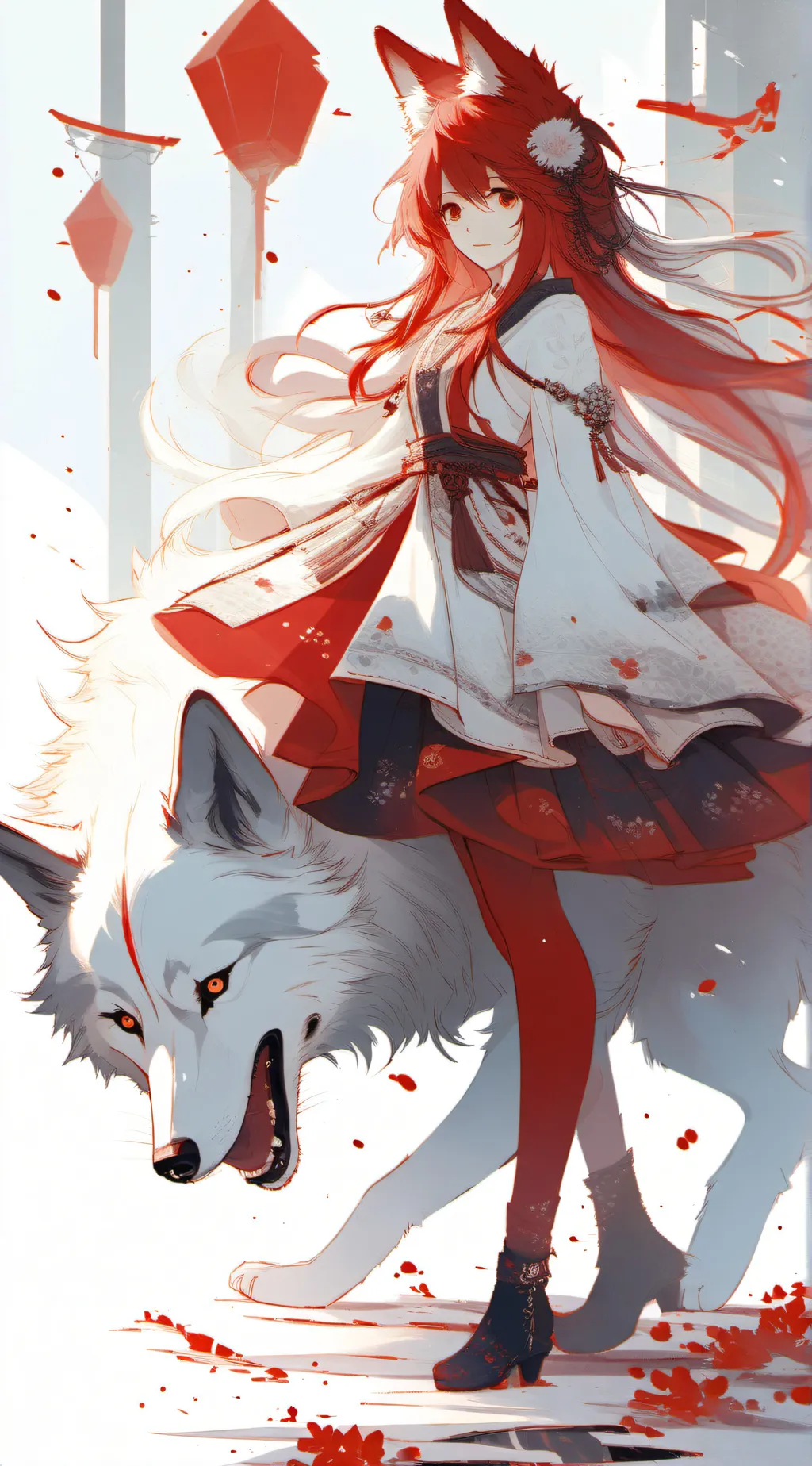 ai character: lily background