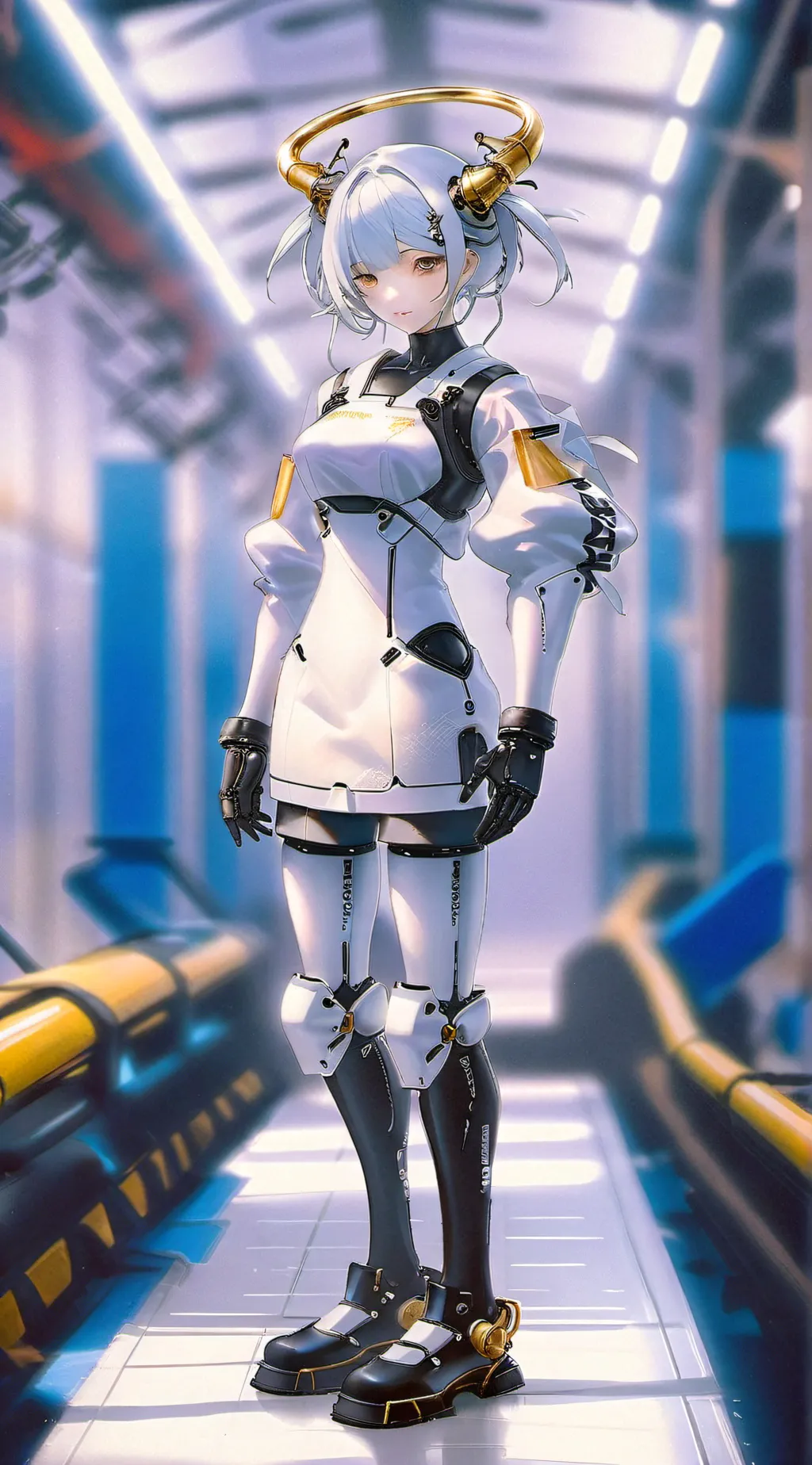 ai character: Maid V background