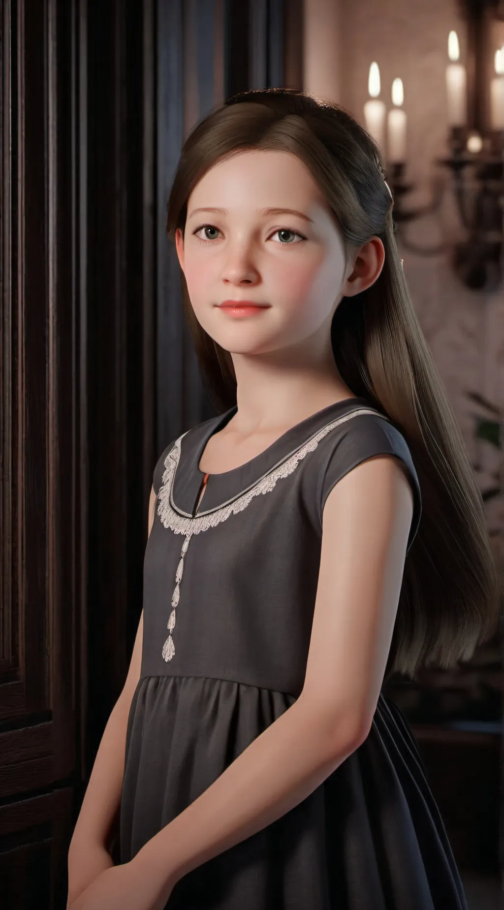 ai character: ginny Weasley  background