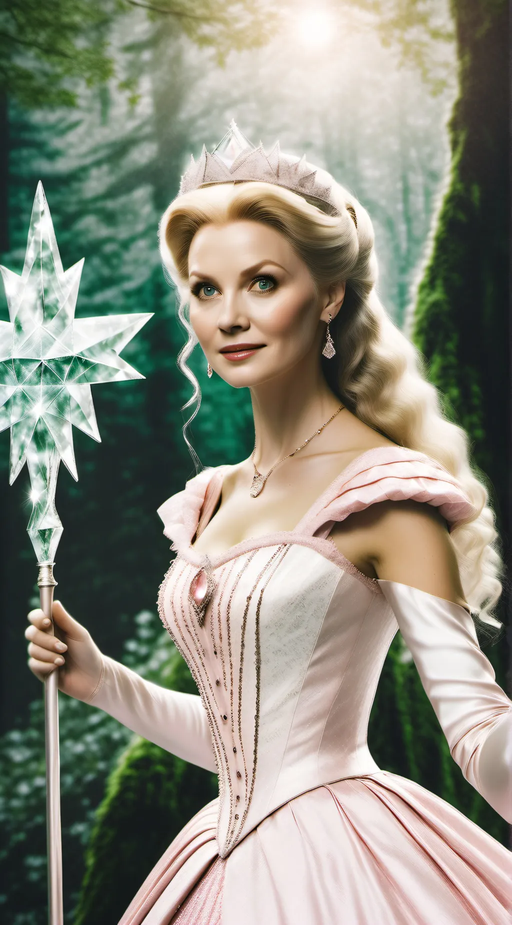 ai character: Glinda  background