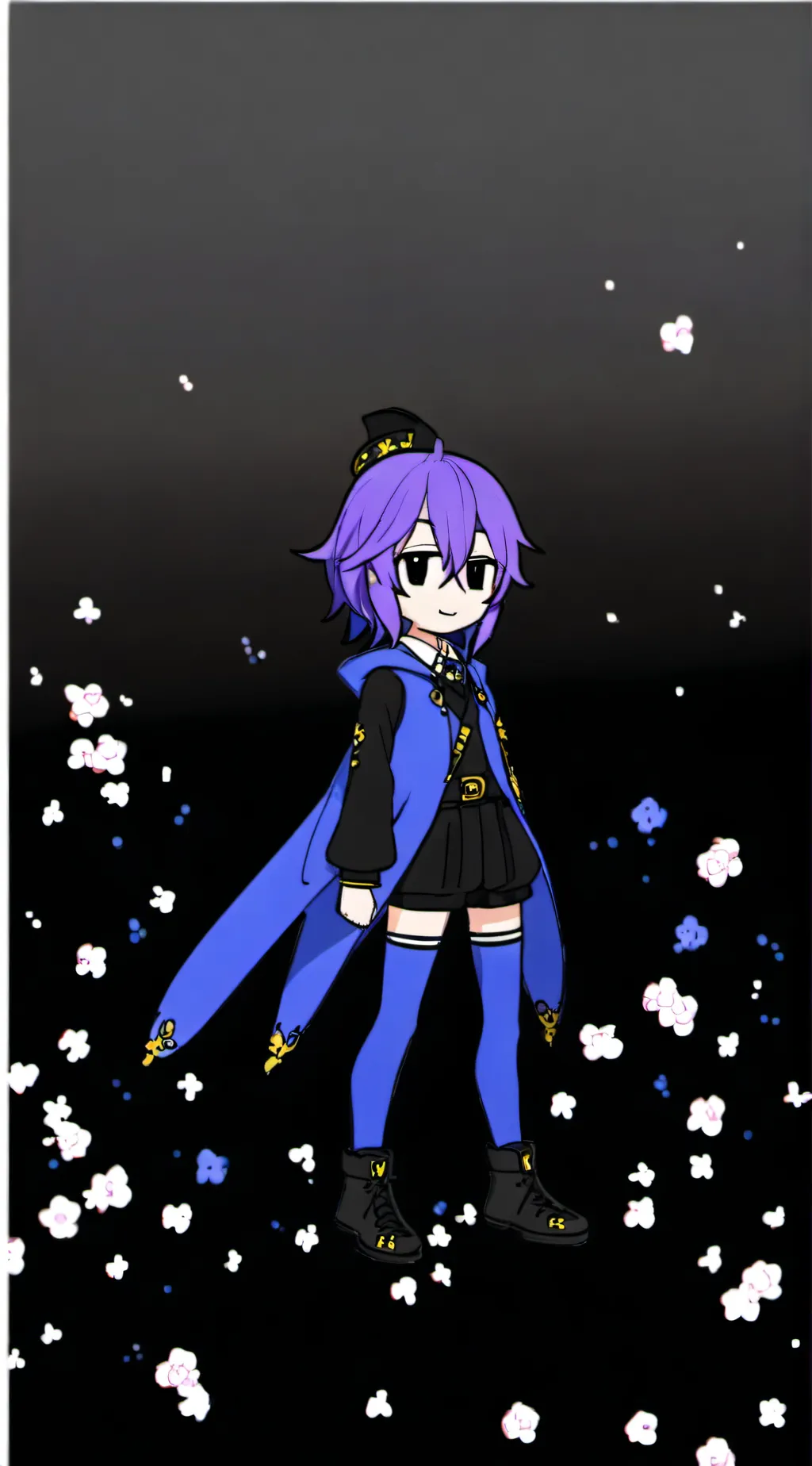 ai character: Smiling school  background