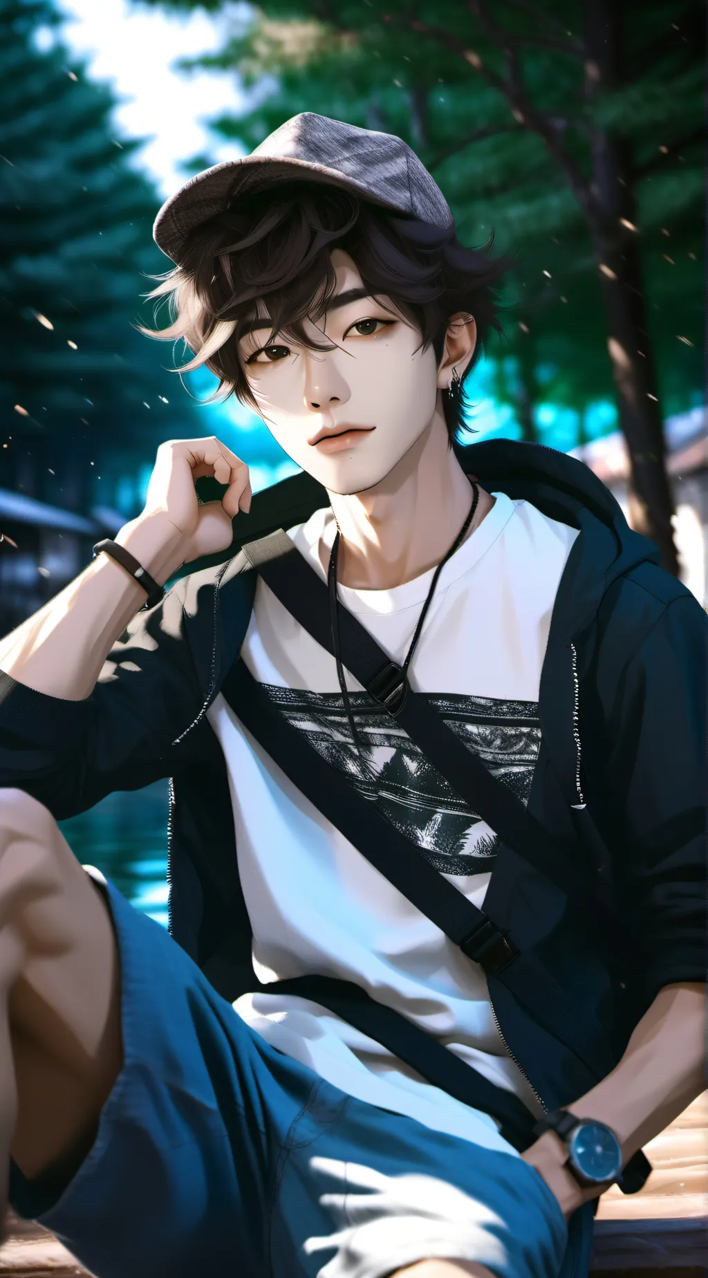 ai character: Max background