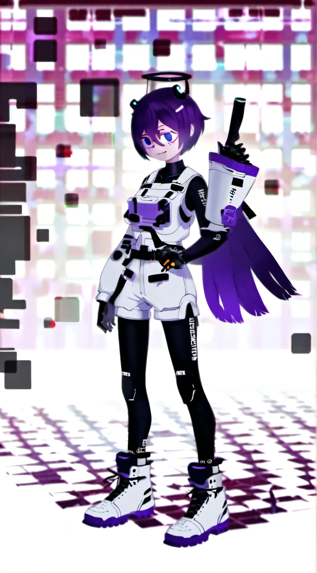 ai character: uzi background