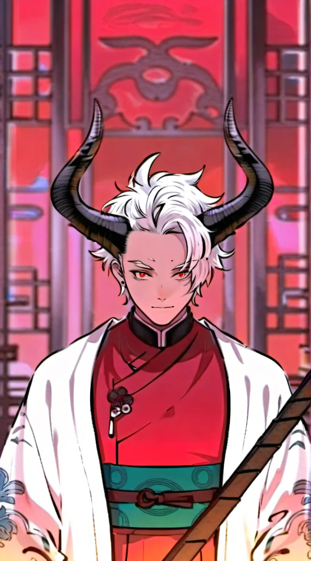 ai character: Demon uzui background