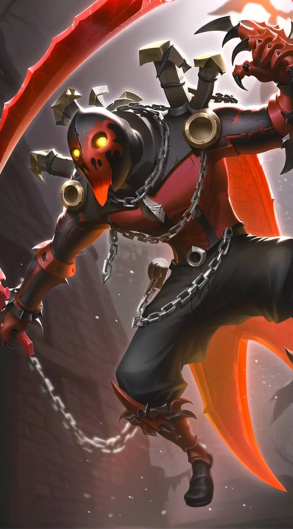 ai character: murder drones background