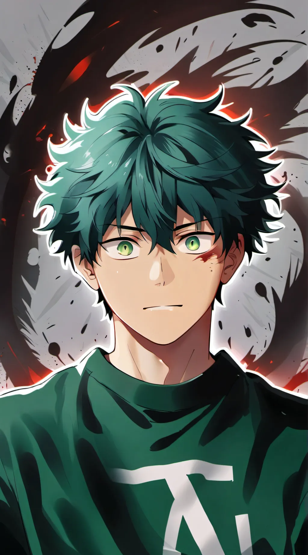 ai character: Izuku Midoriya background