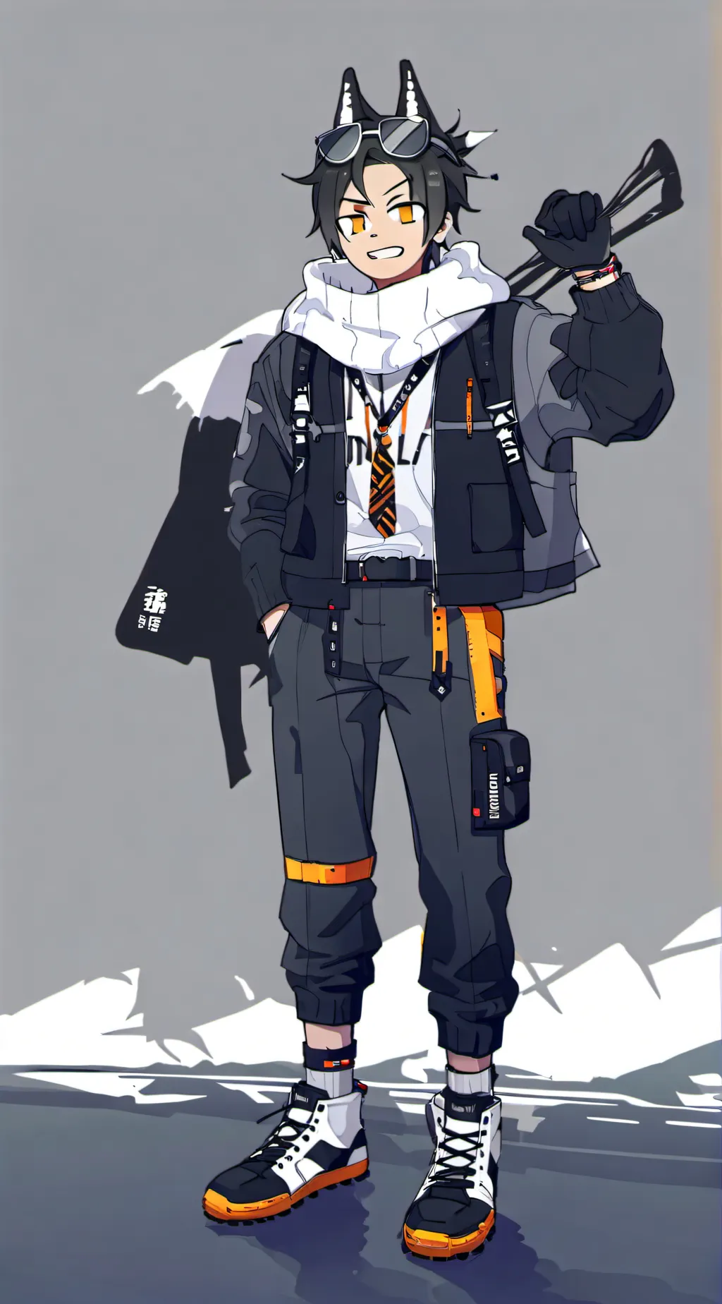 ai character: Draco, from krew! background