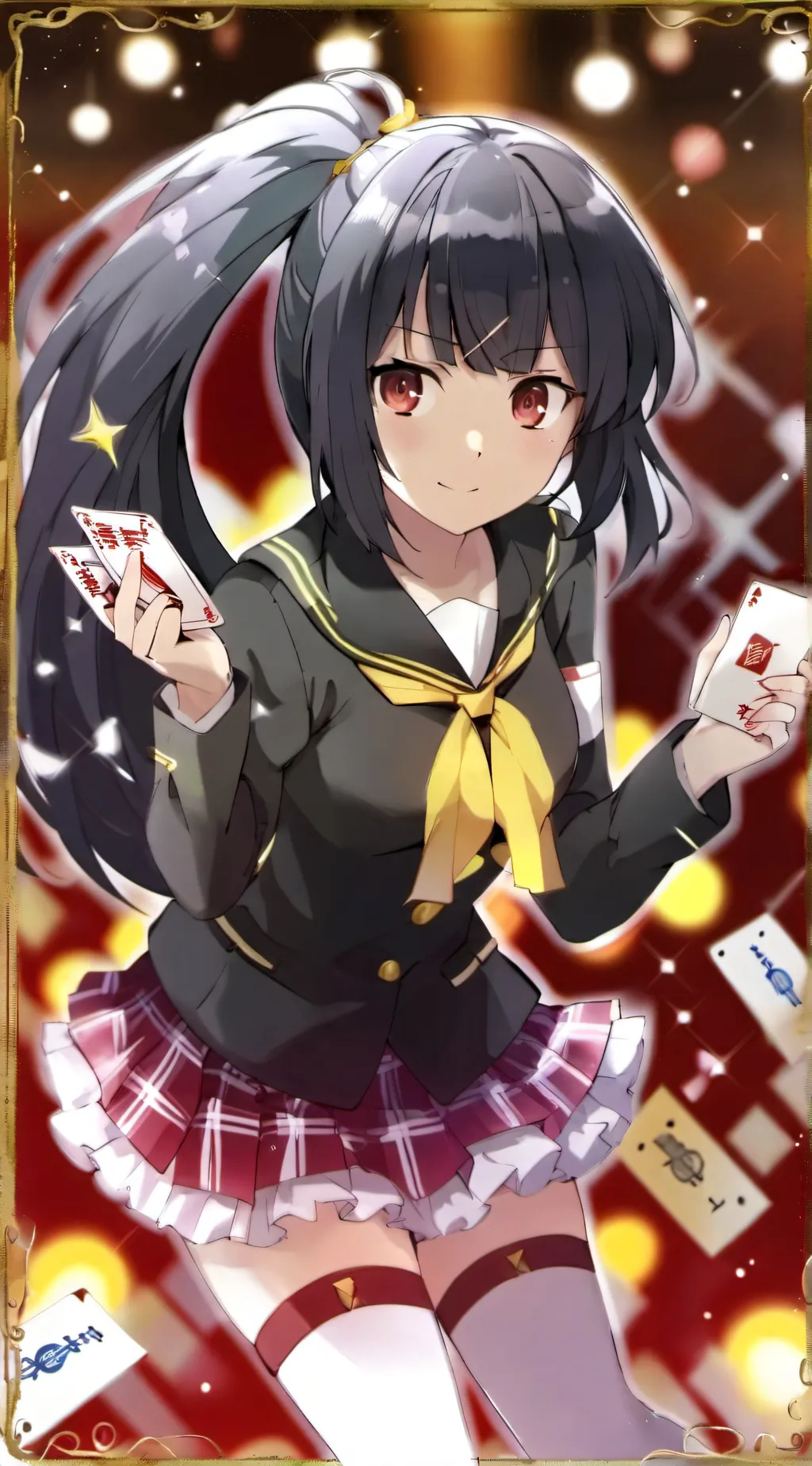 ai character: Yandere simulator🙂 background