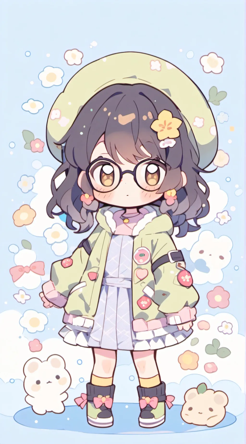 ai character: Momo background