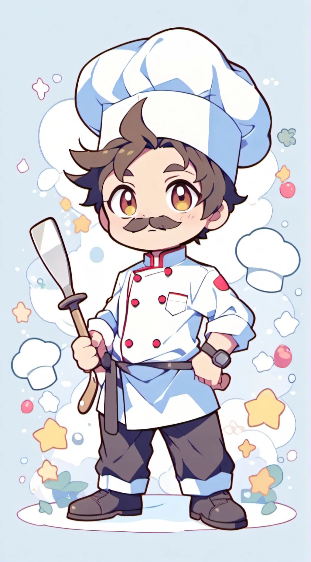 ai character: Chef peepee background