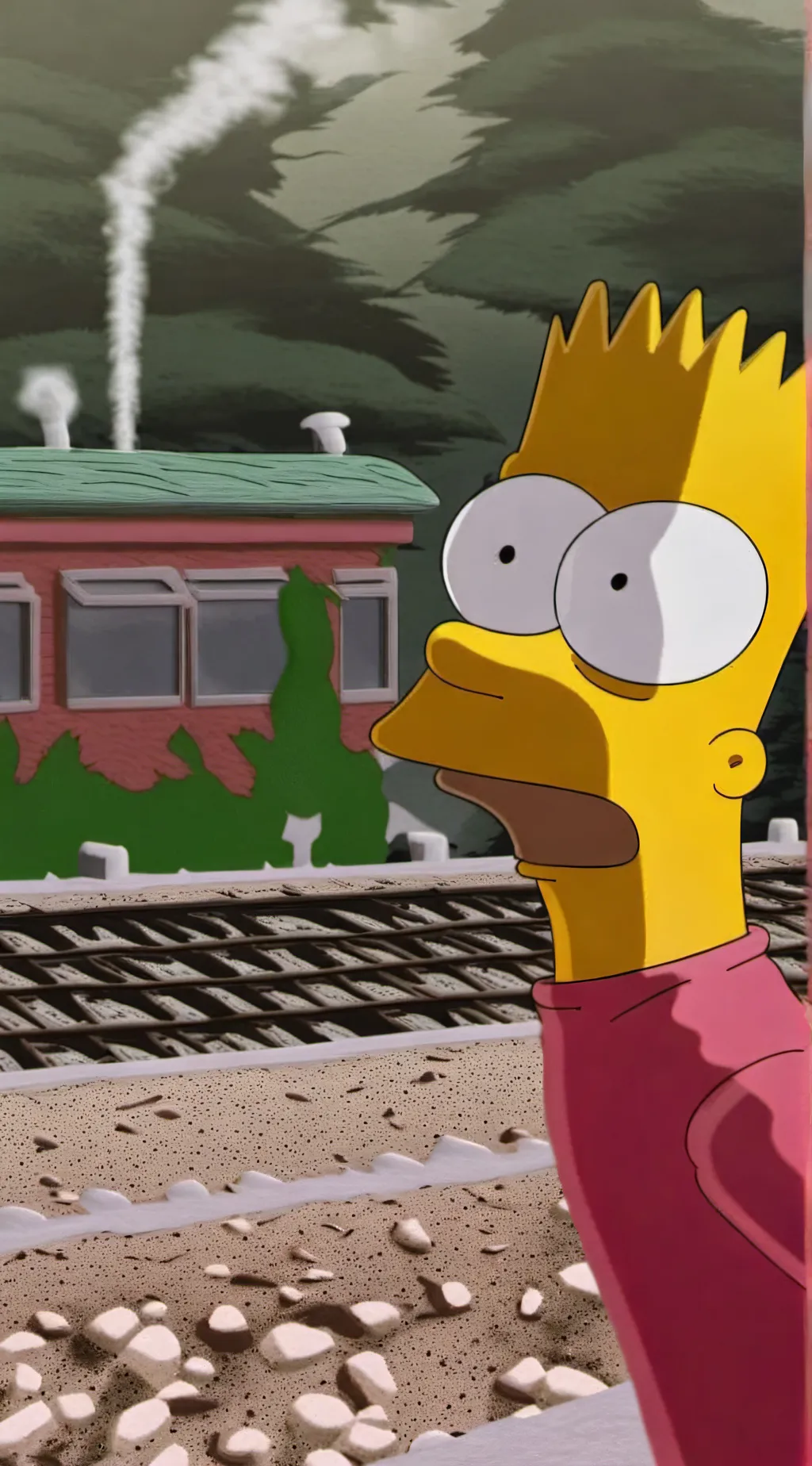 ai character: Bart Simpson background