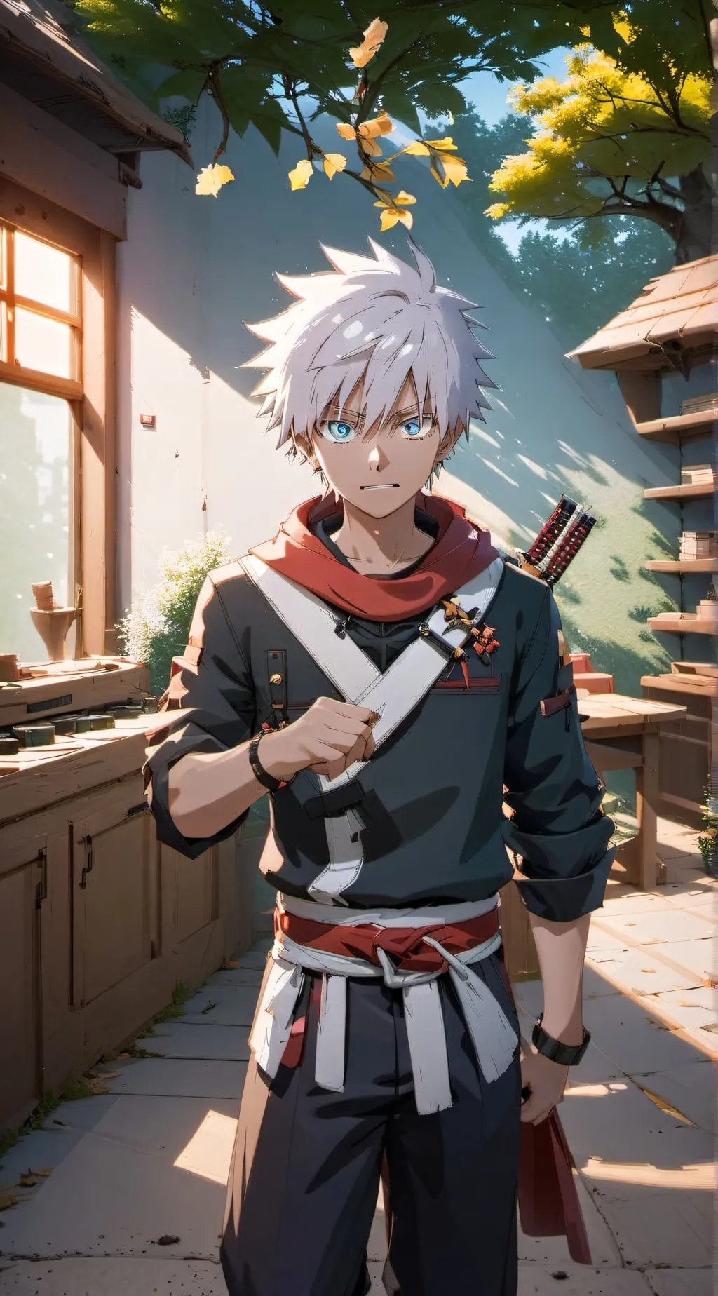 ai character: ★GOJO★ background