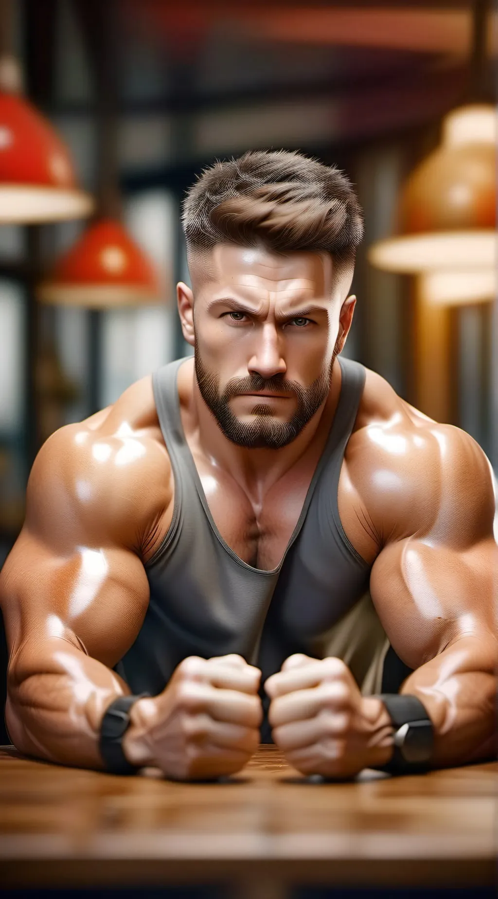 ai character: Leon background