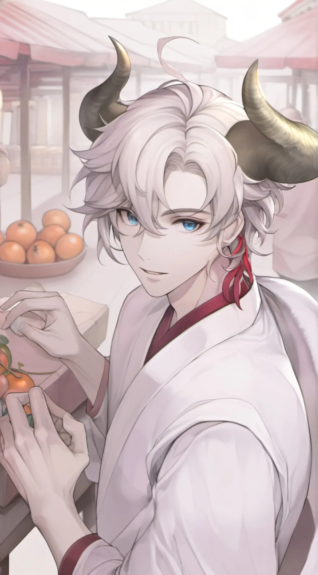 ai character: Power full demon background