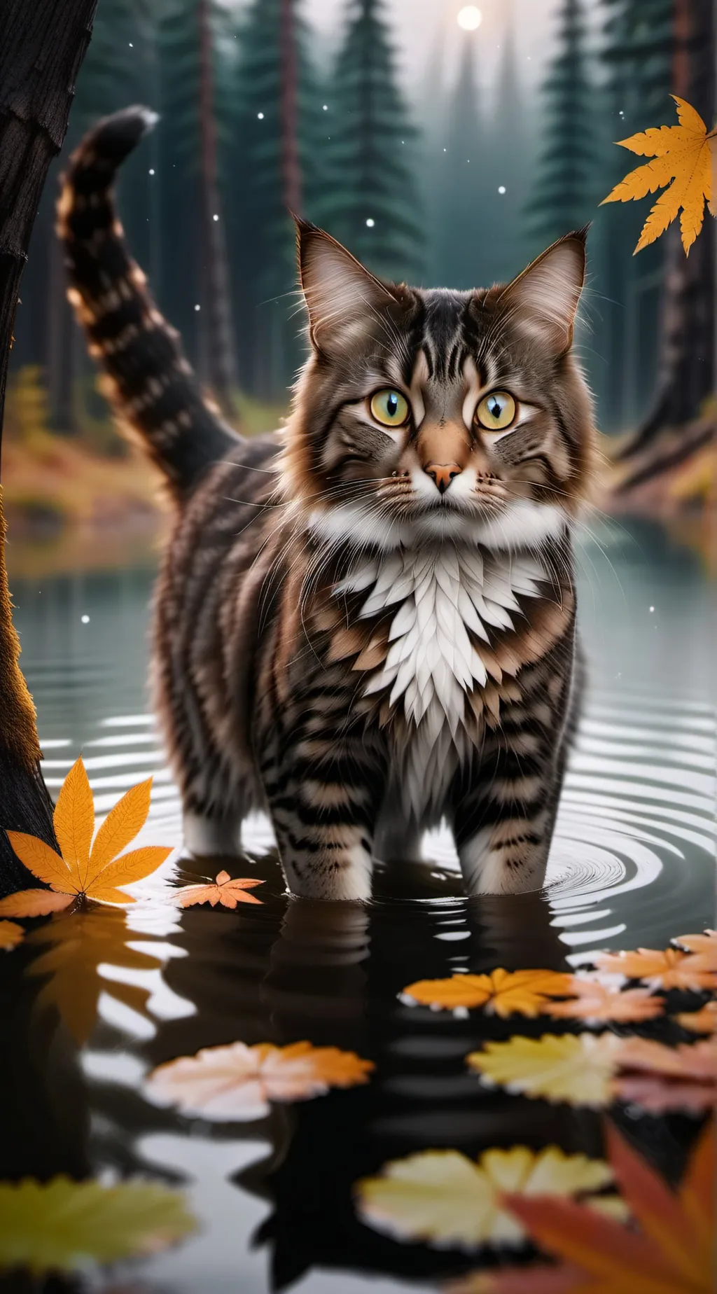 ai character: Leafpool  background