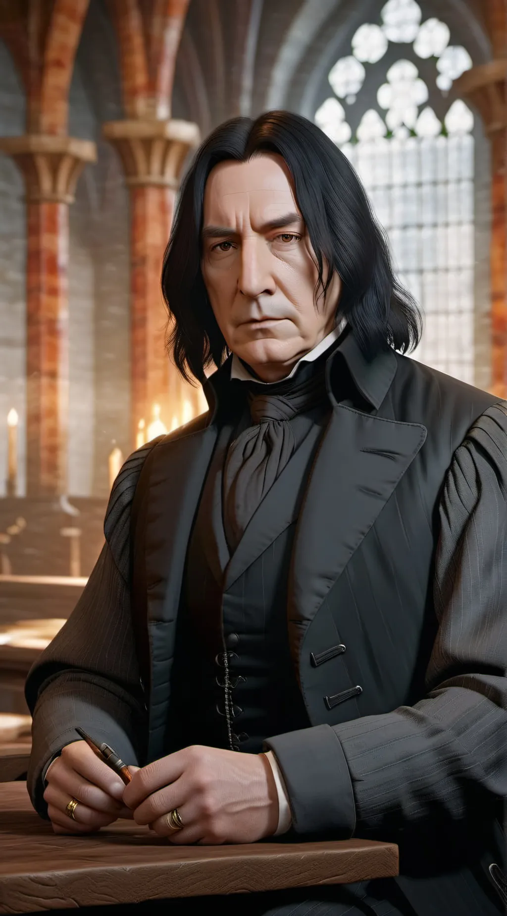 ai character: Severus Snape  background