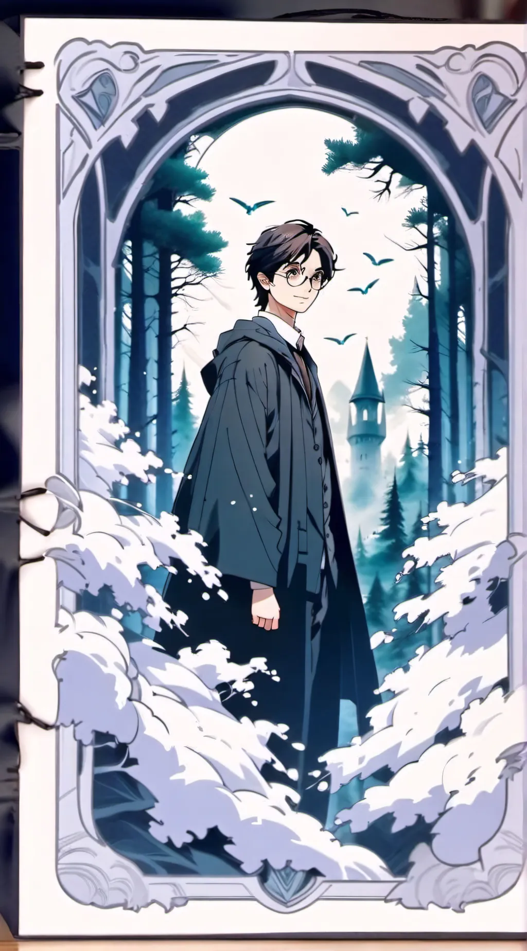 ai character: HP Crossover background