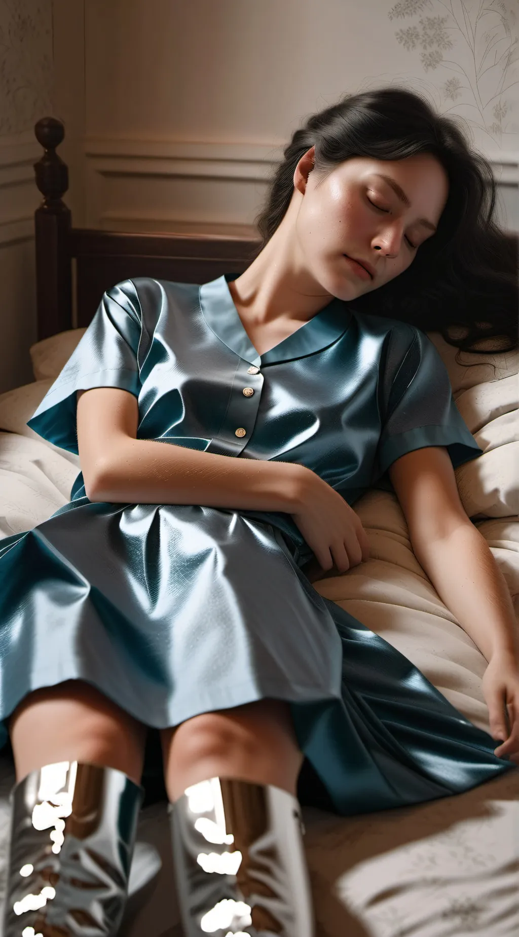 ai character: Erika Bauer  background