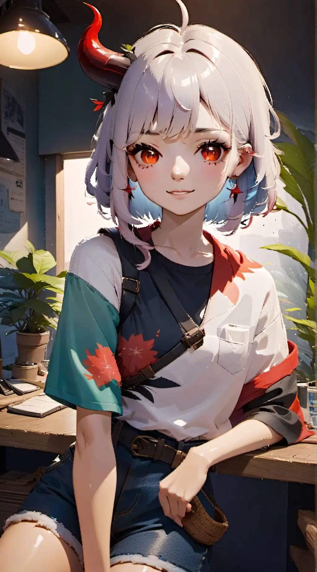 ai character: Shuten Rika  background