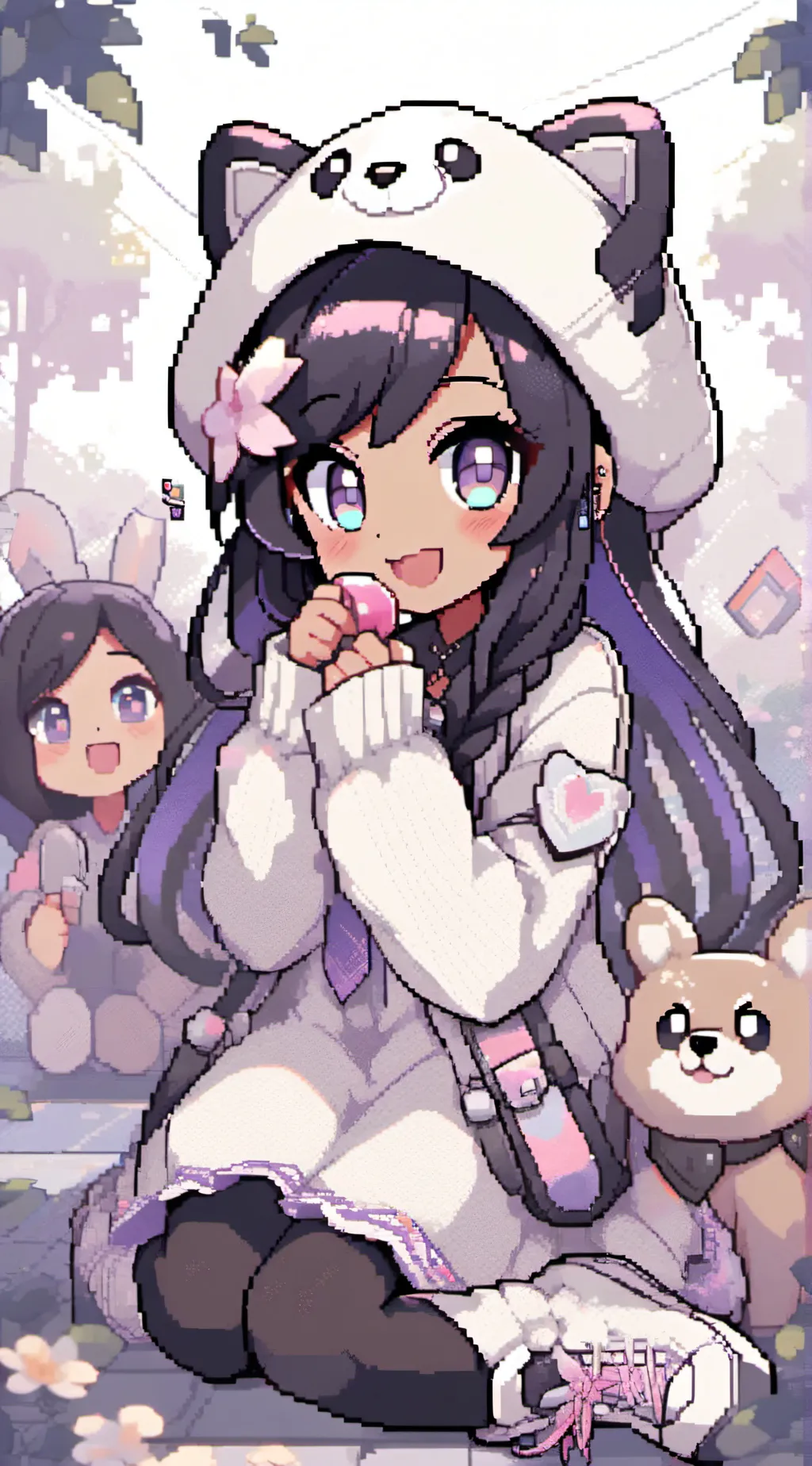 ai character: Aphmau friends background