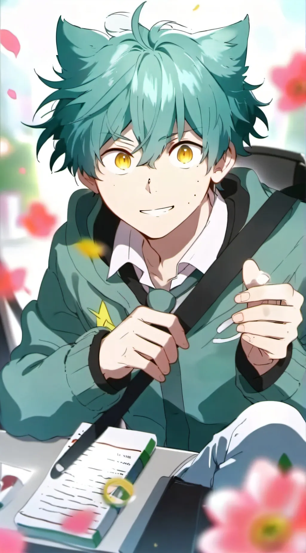 ai character: Izuku Midoriya background