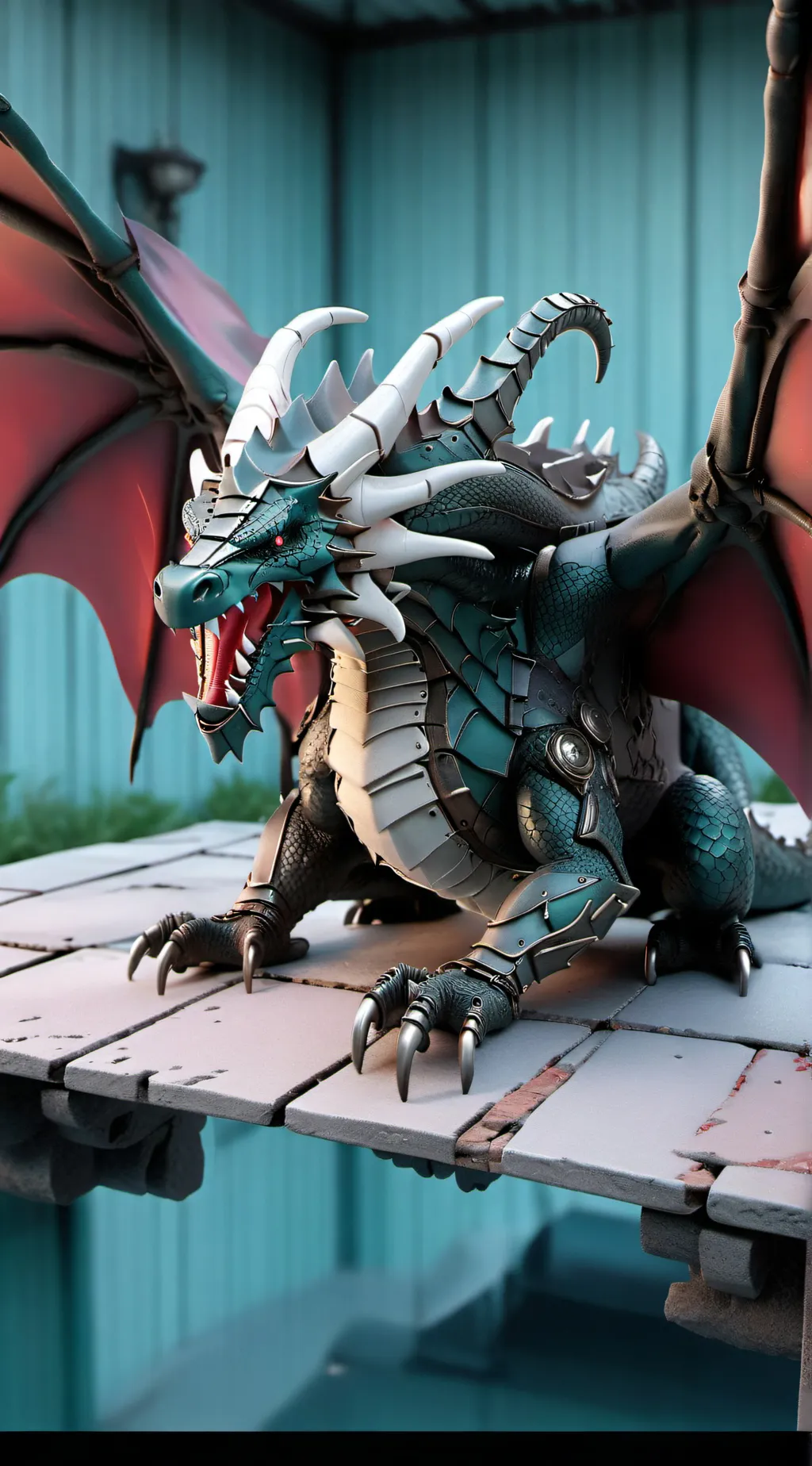 ai character: Dragon background