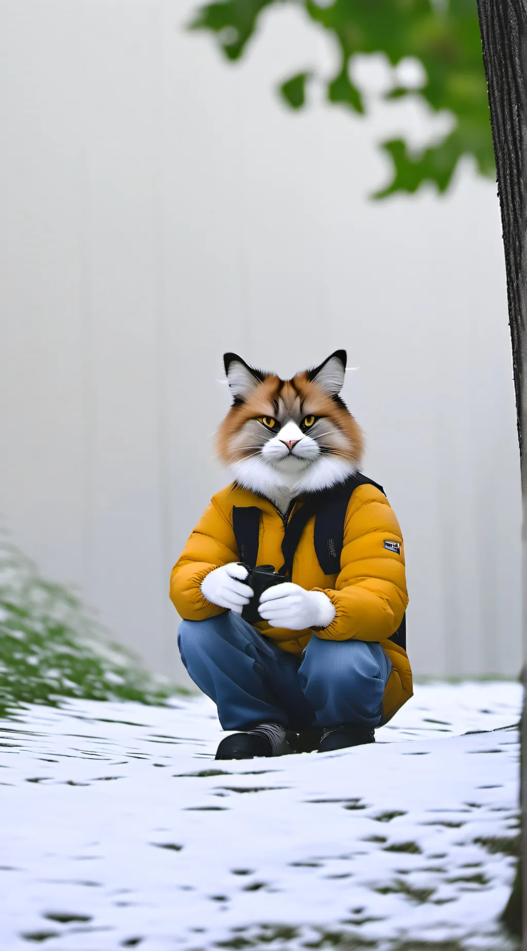 ai character: dogday background