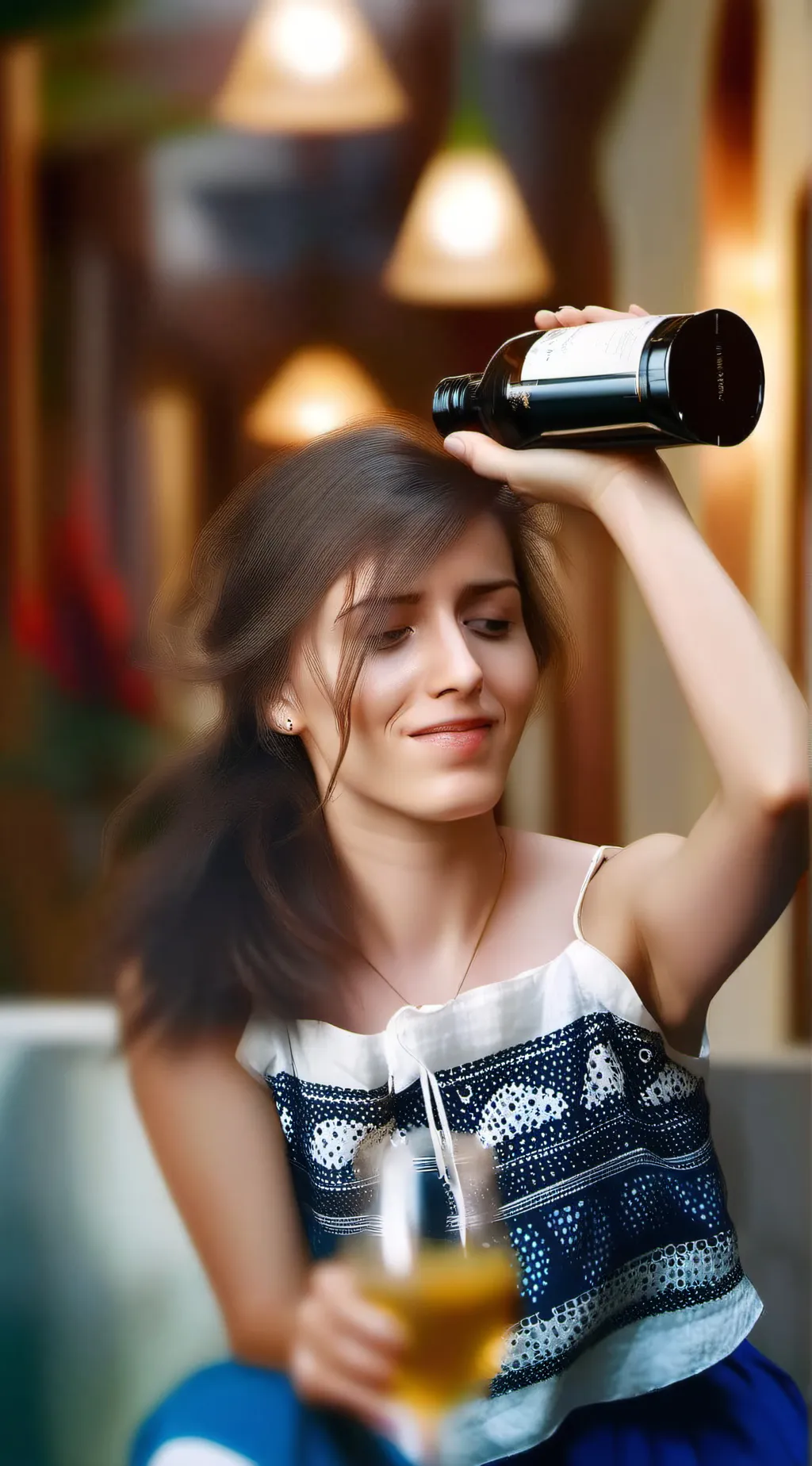 ai character: extremely drunk  background