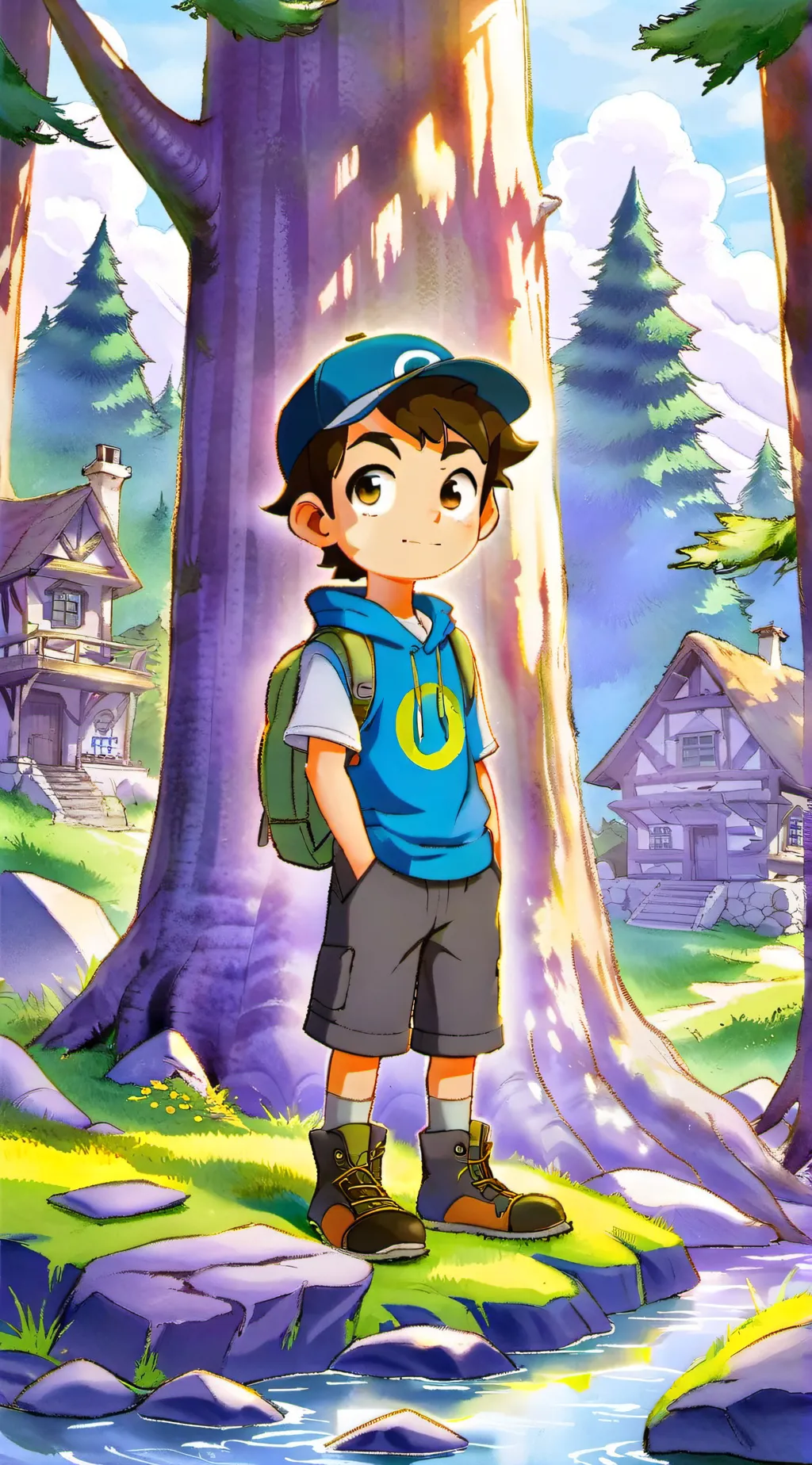 ai character: Gravity Falls‼️ background