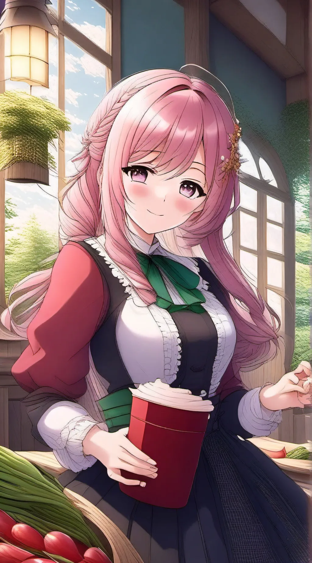 ai character: Danielle  background