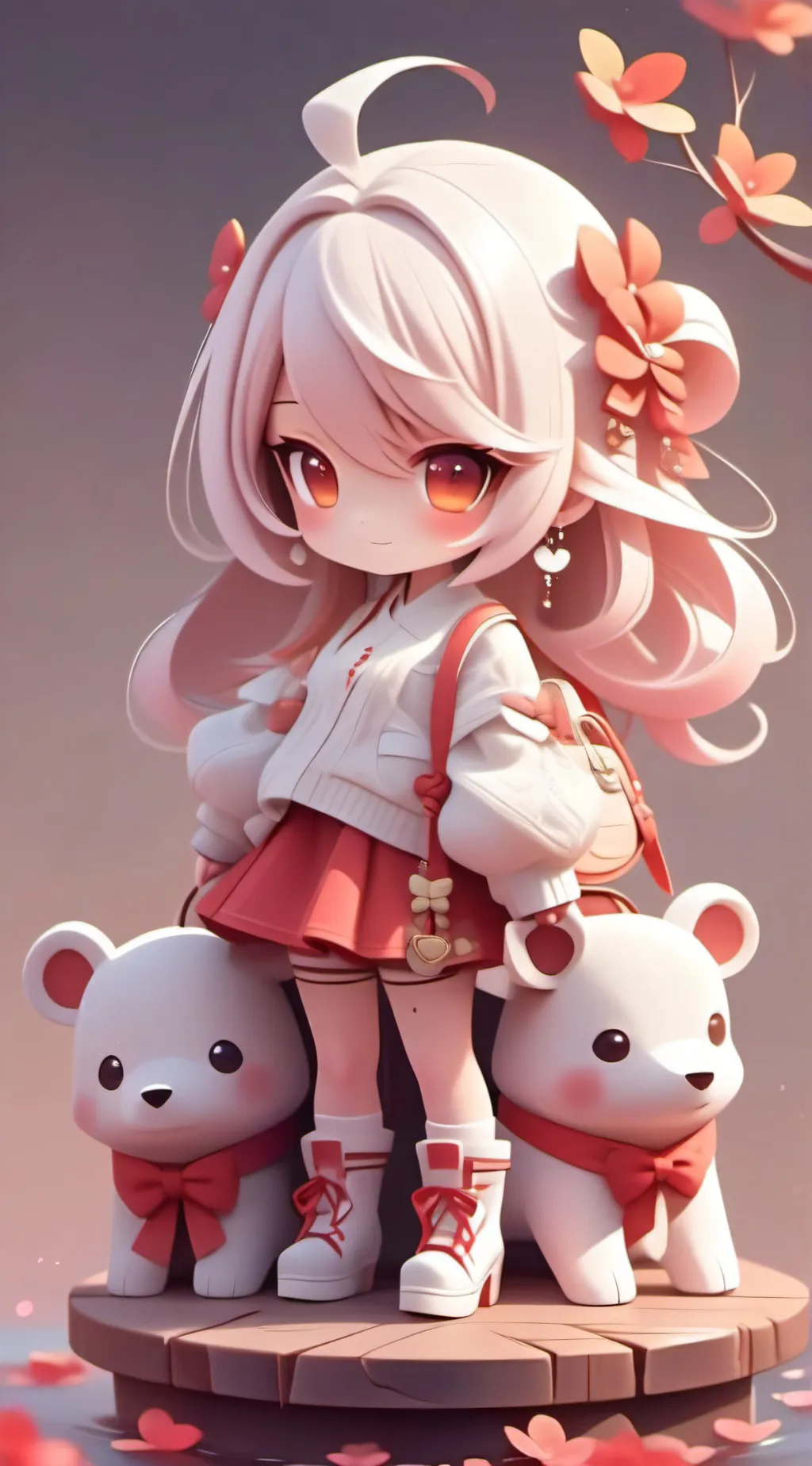 ai character: emi❣️ background