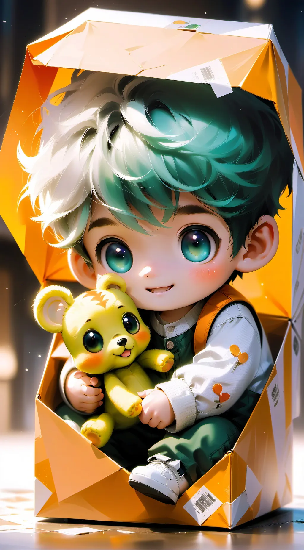 ai character: ollie  background