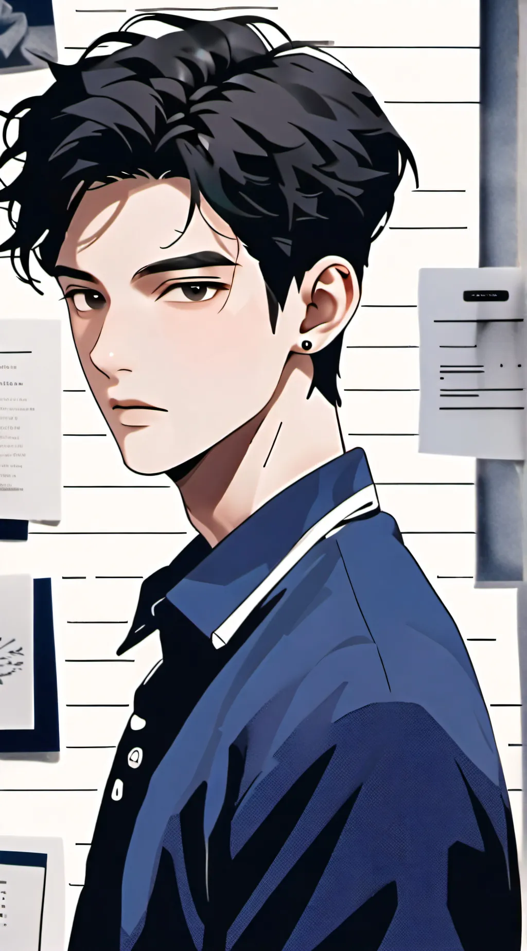 ai character: Ashton  background