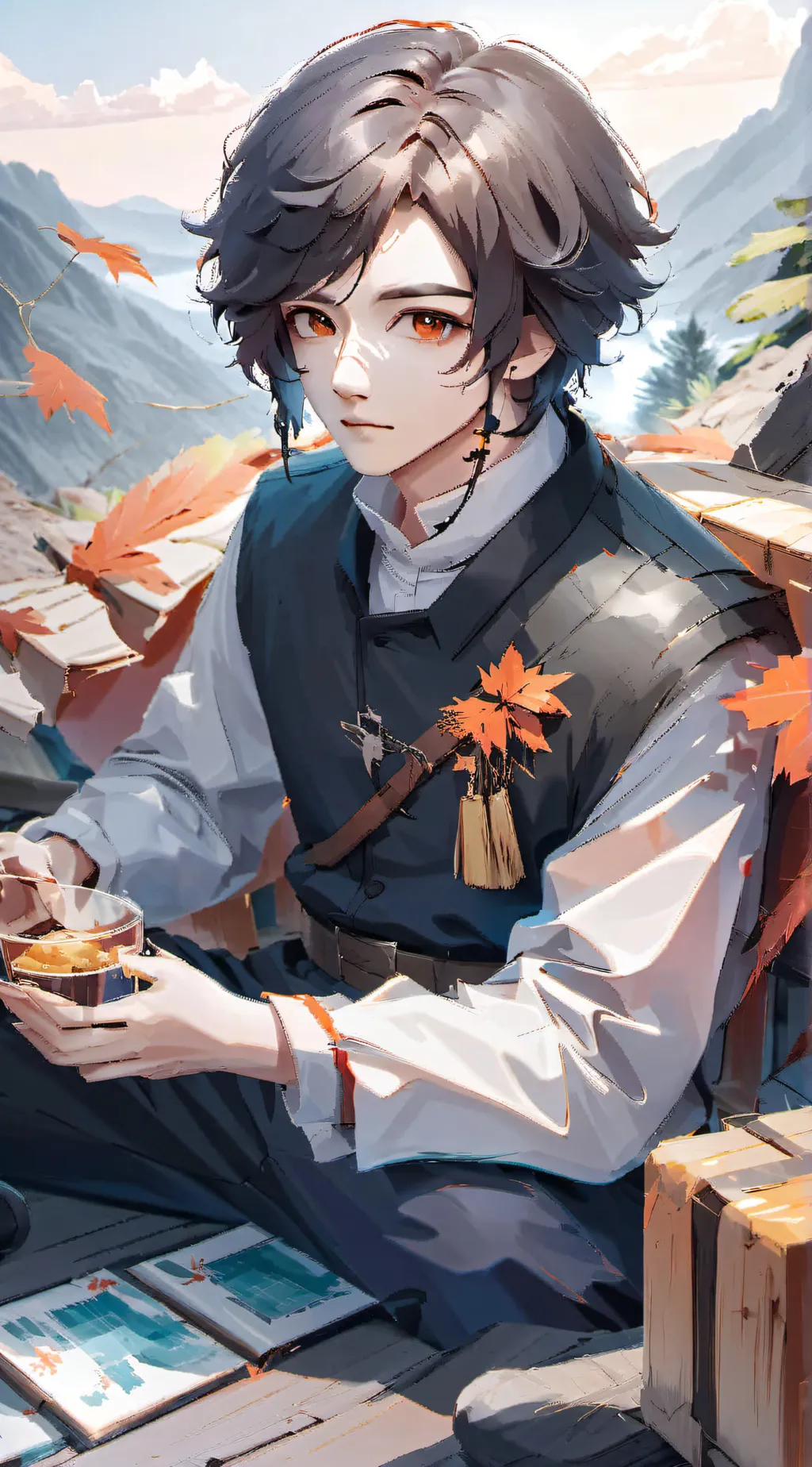 ai character: Peter  background