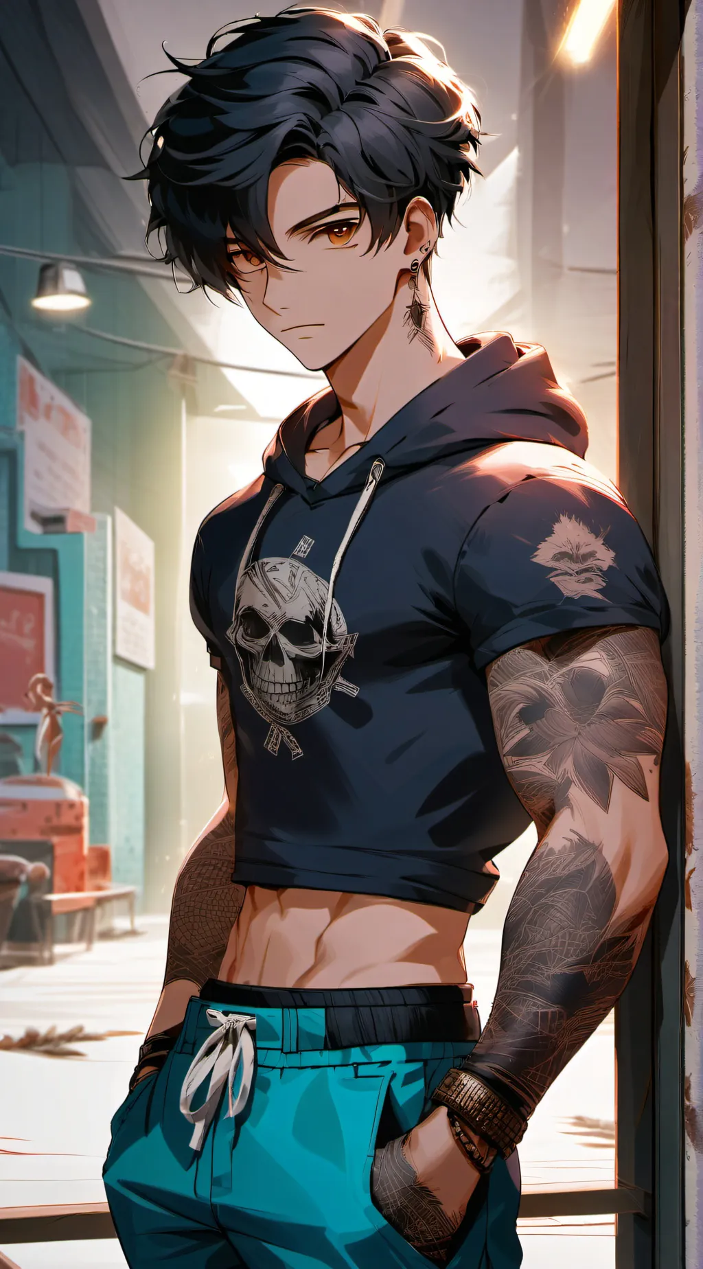 ai character: Kenji background