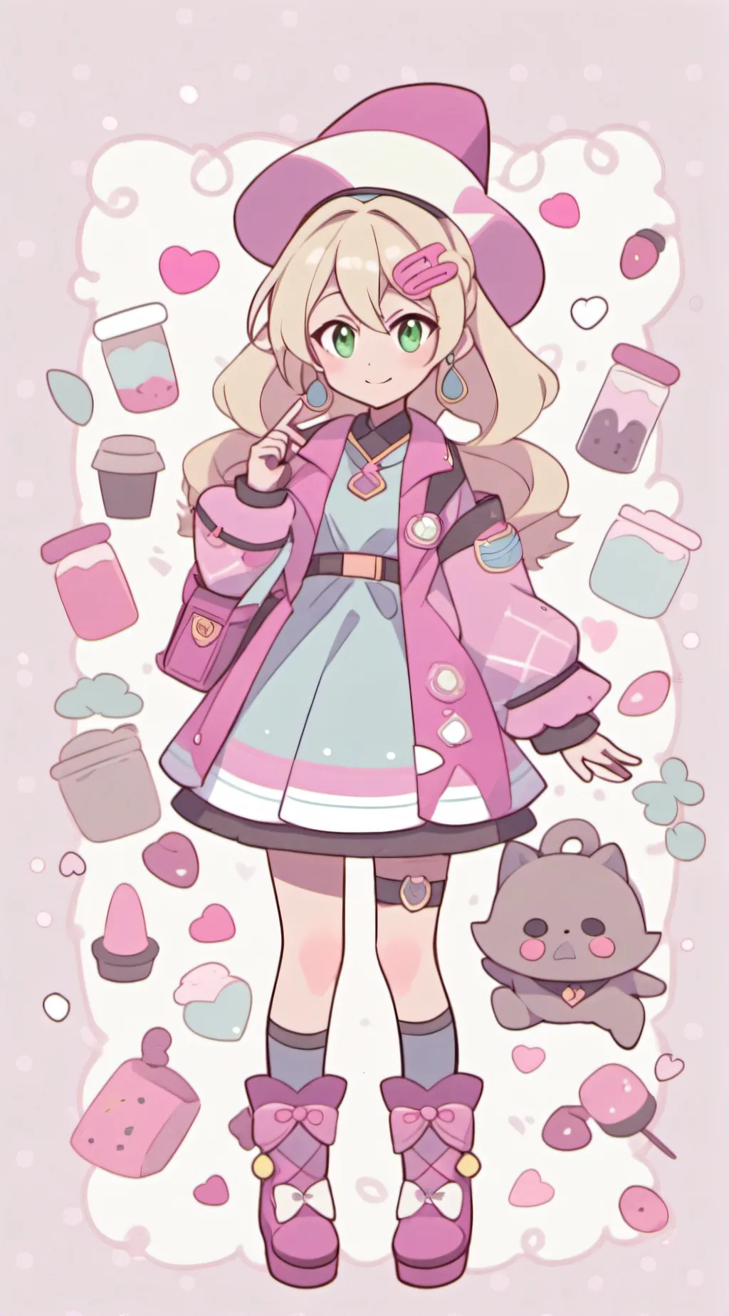 ai character: '` Hermoso `' background