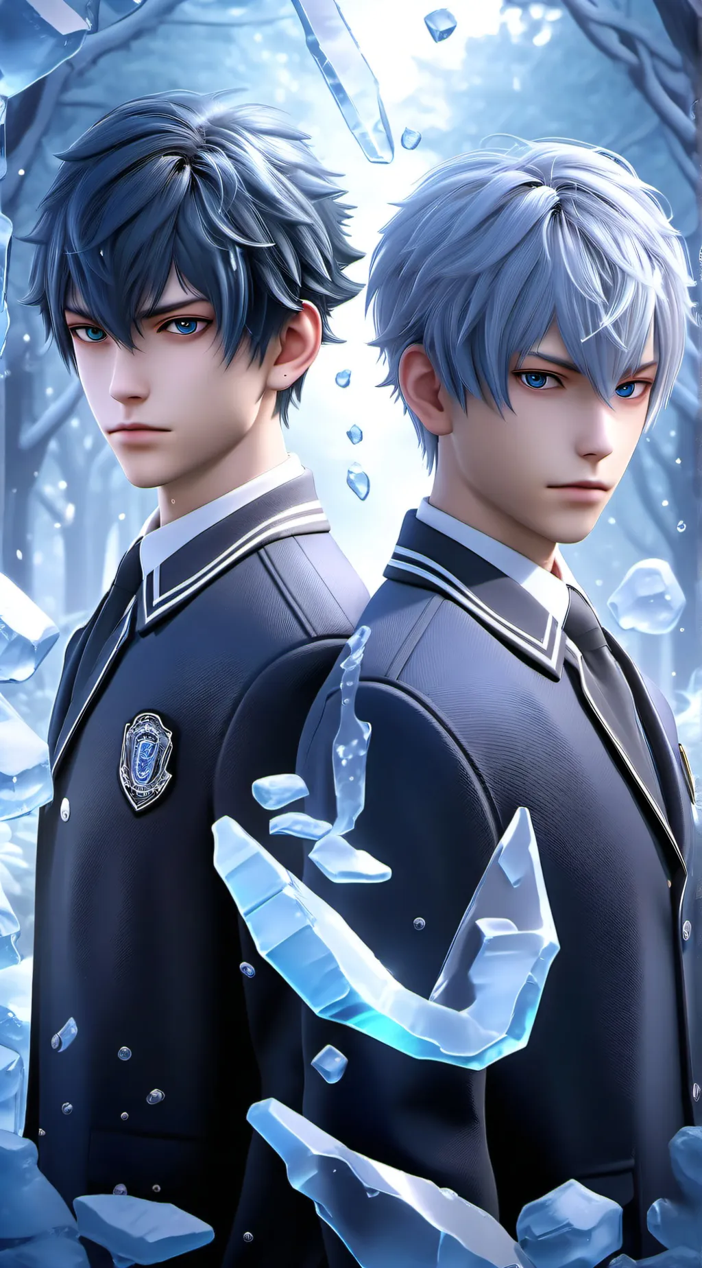 ai character: Mizu & Kori background