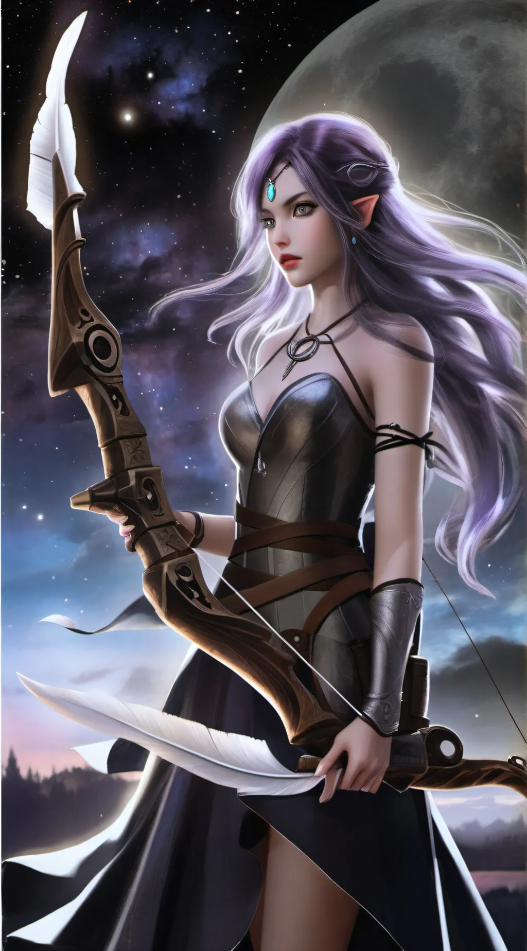 ai character: Fairy hunter background