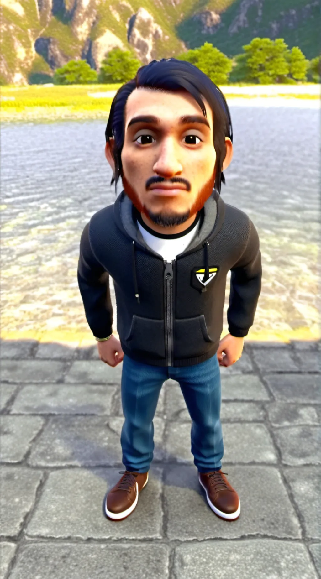 ai character: Im short background