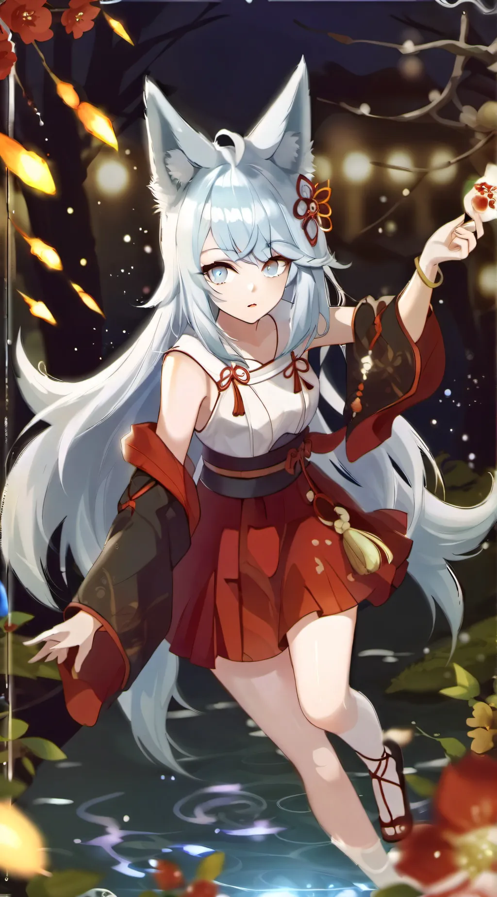 ai character: Bellaluna Aurora background