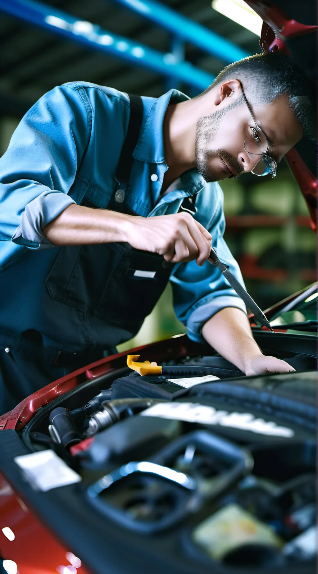 ai character: Car Mechanic Nick background