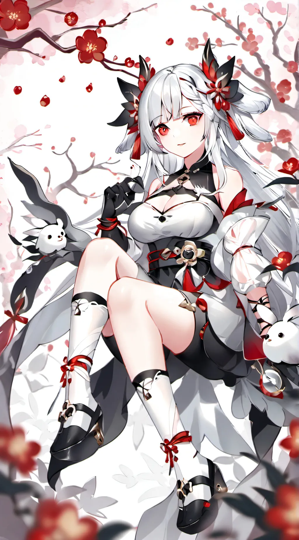 ai character: Ashley  background