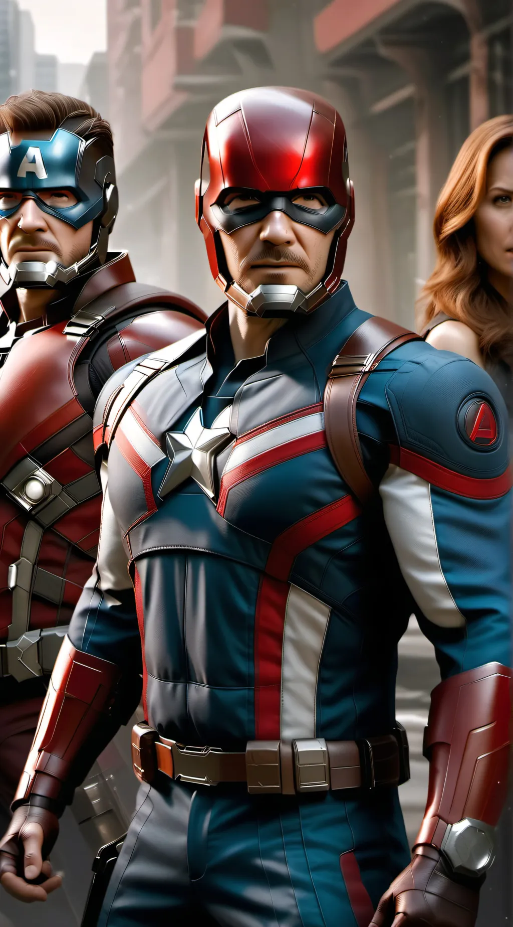 ai character: AvengersBensonBoon background