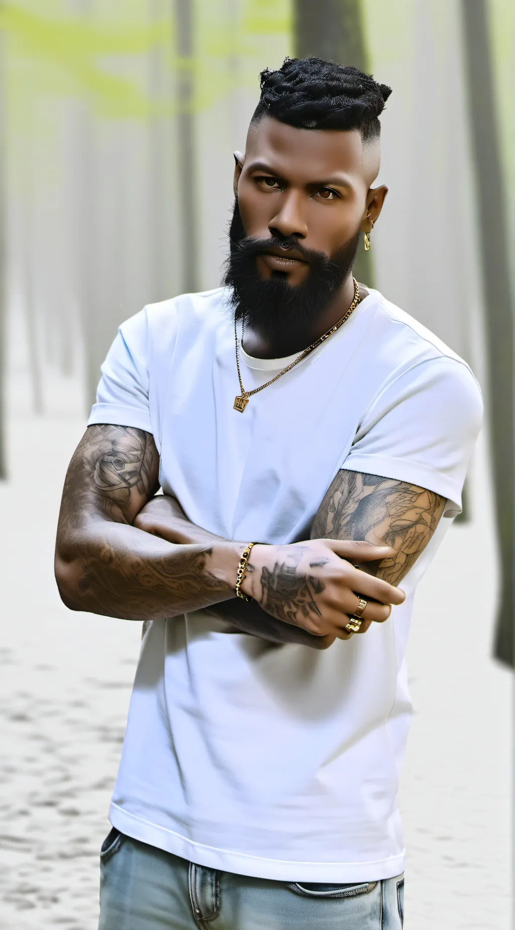 ai character: Dax wolfrick background